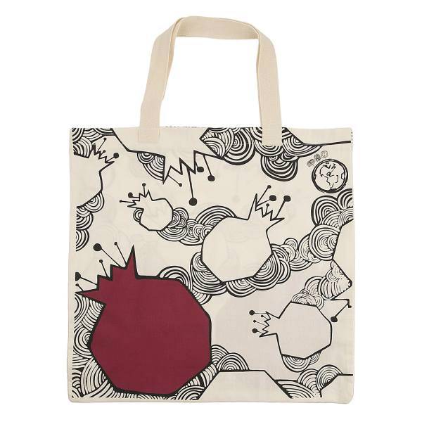 ساک هدیه گوشه طرح نارستان 1، Gooshe Pomegrenate Garden Design 1 Gift Bag