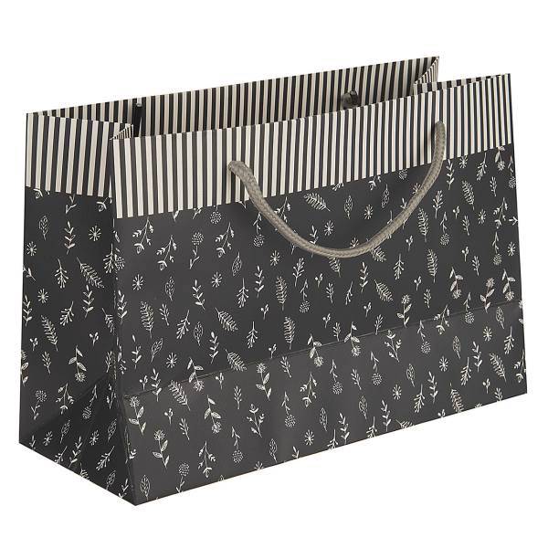 پاکت هدیه افقی طرح برگ، Leaf Design Horizontal Gift Bag