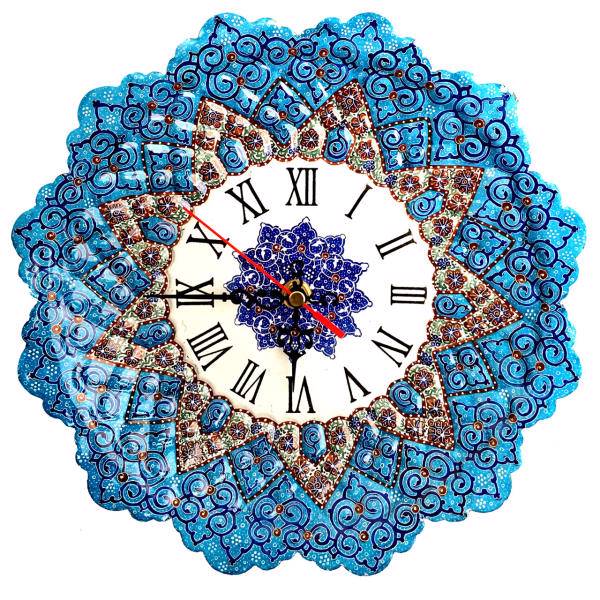 ساعت مسی میناکاری طرح دریا مدل WCH-1