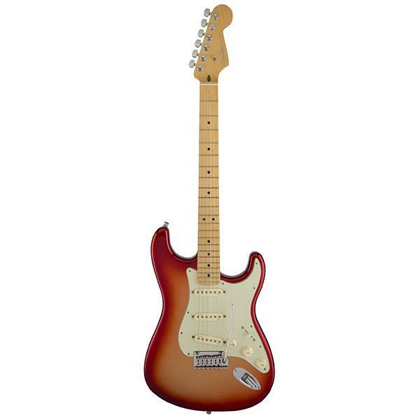 گیتار الکتریک فندر مدل American Deluxe Stratocaster MN Sunset Metallic، Fender American Deluxe Stratocaster MN Sunset Metallic Electric Guitar