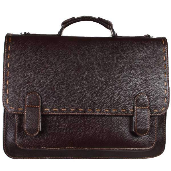 کیف اداری چرم طبیعی شهر چرم مدل 3-2-1019، Leather City 1019-2-3 Leather Briefcase