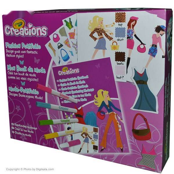 بسته رنگ آمیزی کرایولا سری Creations کد 7422، Stationery Bundle Crayola Creations 7422