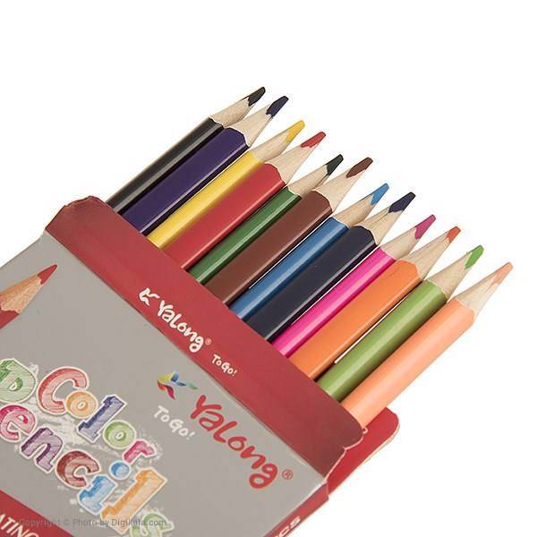 مداد رنگی 12 رنگ یالانگ، Yalong 12 Color Pencil