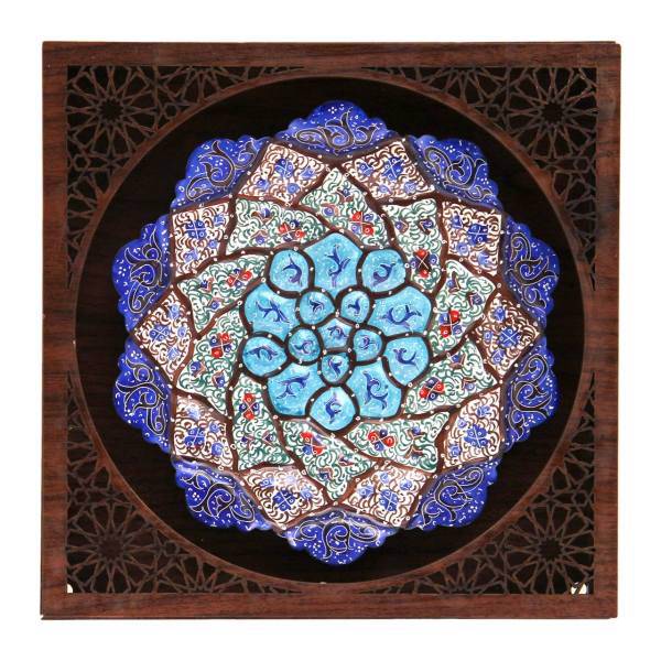 بشقاب میناکاری چیتساز کد dmt2