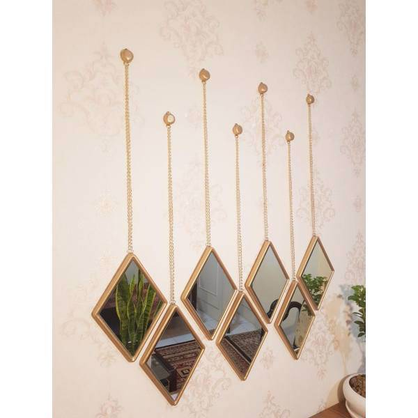 آینه دکوراتیو دکو گیوا مدل GL30 مجموعه 7 تکه، Decogiva GL30 Decorative Mirror Set 7 Pieces