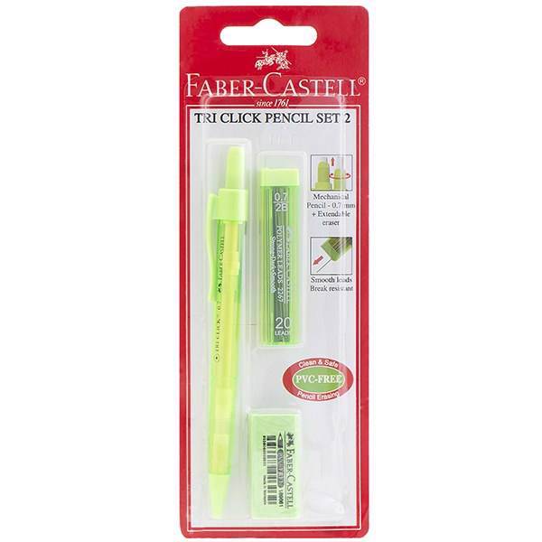 مداد نوکی 0.7 میلی متری فابر کاستل مدل Tri Click، Faber-Castell Tri Click 0.7mm Mechanical Pencil