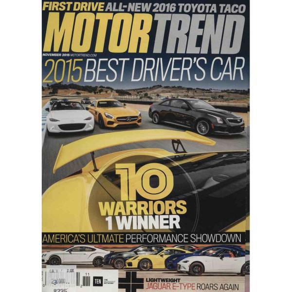 مجله موتور ترند - نوامبر 2015، Motor Trend Magazine - November 2015