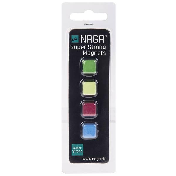 گیره آهنربایی ناگا مدل Coated Steel – بسته 4 عددی، Naga Coated Steel Design 1 Magnets -Pack of 4