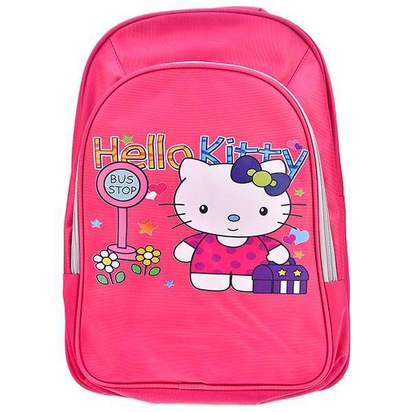 کوله پشتی طرح هلو کیتی در ایستگاه اتوبوس، Hellow Kitty in Bus Stop Design Backpack