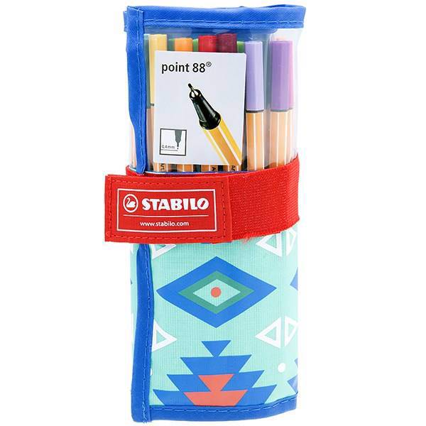 روان نویس 25 رنگ استابیلو مدل Point 88، Stabilo Point 88 25 Color Rollerball Pen