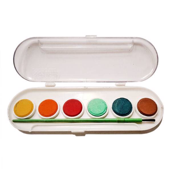 آبرنگ 6 رنگ اطلس مدل Amator، TLS Amator 6 Color Watercolor