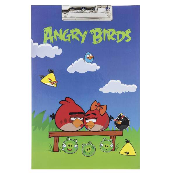 تخته شاسی آوای تحریر مدل Angry Birds A4 سایز A4، Avaye Tahrir Angry Birds A4 Sketch Board Size A4