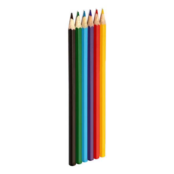 مداد رنگی 6 رنگ جنرال مدل Economic، Economic Color pencil 6 color