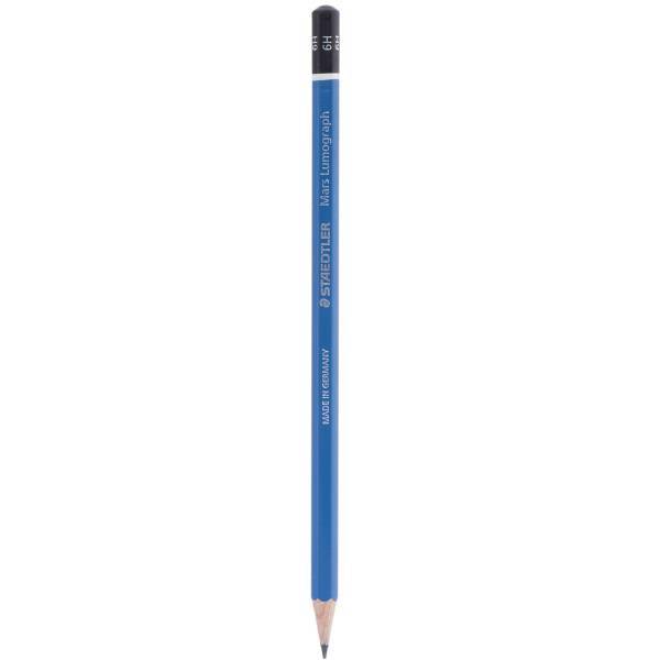 مداد طراحی استدلر مدل Mars Lumograph 100 با درجه سختی نوک 6H، Staedtler Mars Lumograph 100 6H Sketching Pencil