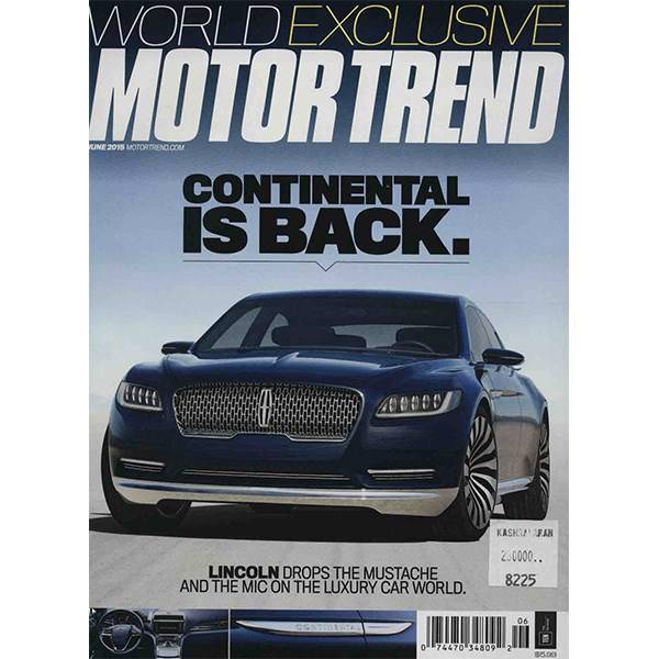 مجله موتور ترند - ژوئن 2015، Motor Trend Magazine - June 2015