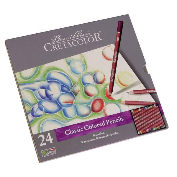 مداد رنگی 24 رنگ کرتاکالر مدل 27024، Cretacolor 27024 24 Colored Pencils