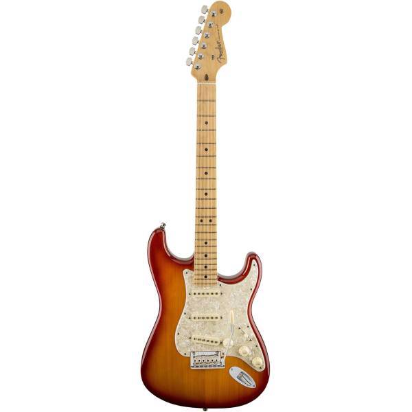 گیتار الکتریک فندر مدل Limited Edition Select Port Orford Cedar Stratocaster Sienna Sunburst، Fender Limited Edition Select Port Orford Cedar Stratocaster Sienna Sunburst Electric Guitar