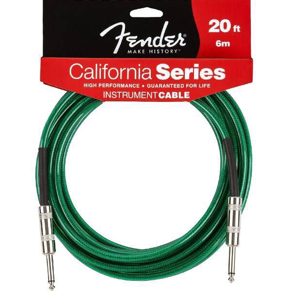 کابل 6 متری گیتار الکتریک فندر مدل FGC-20G 0990520057، Fender FGC-20G 0990520057 Guitar Cable