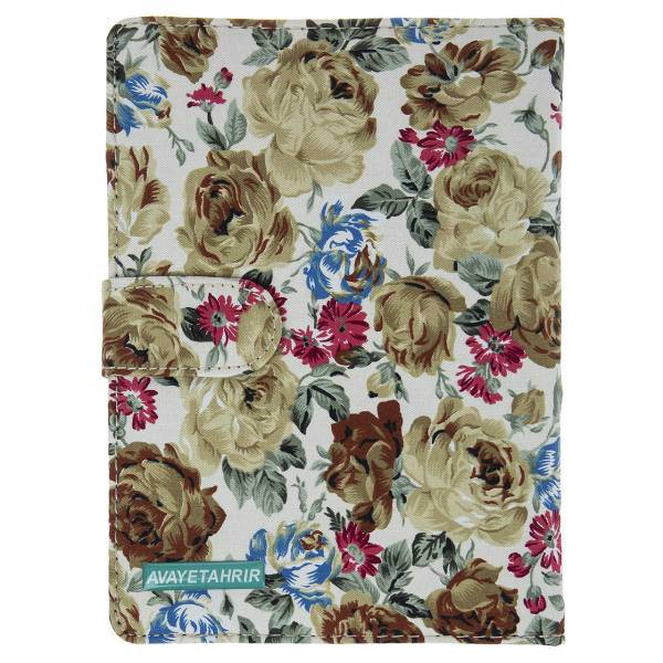 دفتر یادداشت آوای تحریر طرح گل، Avayetahrir Flower Notebook