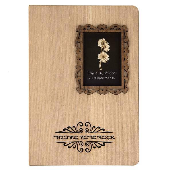 دفتر یادداشت مدل Frame طرح گل 3 سایز 13 × 19 سانتی متر، Frame Flower Design 3 Notebook Size 19 in 13cm