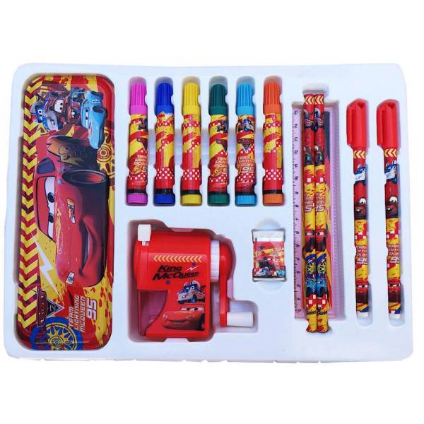 مجموعه 14 عددی لوازم التحریر طرح مک کویین مدل RD1009، MCQueen RD1009 14Pcs Stationery Bundles