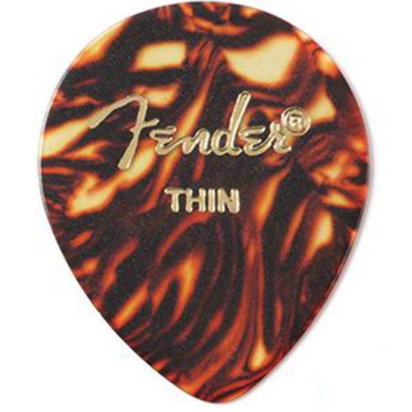 پیک گیتار فندر مدل 347 SHELL THIN بسته‌ دوازده عددی، Fender 347 SHELL THIN Guitar Pick