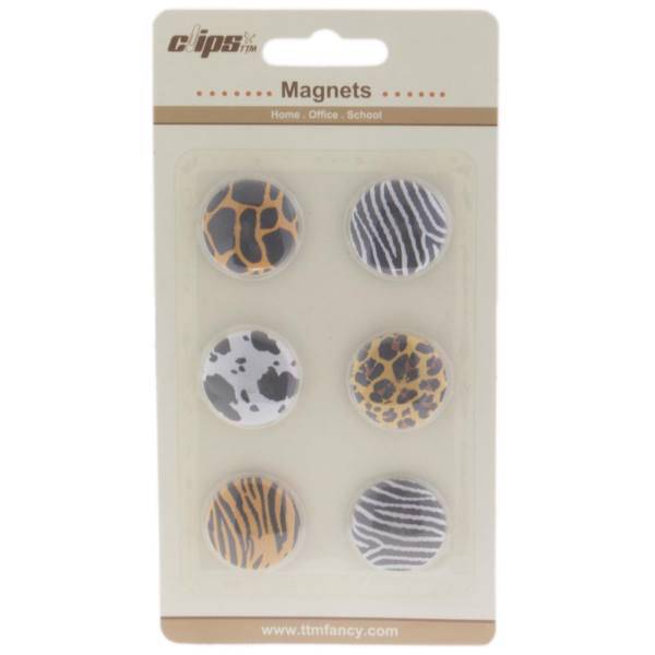 گیره‌ آهنربایی کلیپس مدل 100843 - بسته 6 عددی، Clips 100843 Magnet - Pack of 6