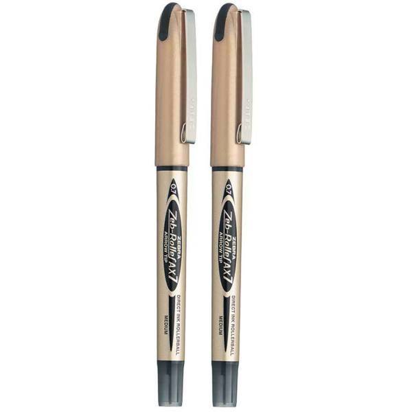 روان نویس زبرا مدل AX7 Arrow Tip بسته 2 عددی، Zebra AX7 Arrow Tip Rollerball Pen Pack of 2