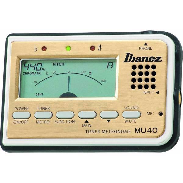 تیونر مترونوم آیبانز مدل MU40، Ibanez MU40 Tuner-Metronome