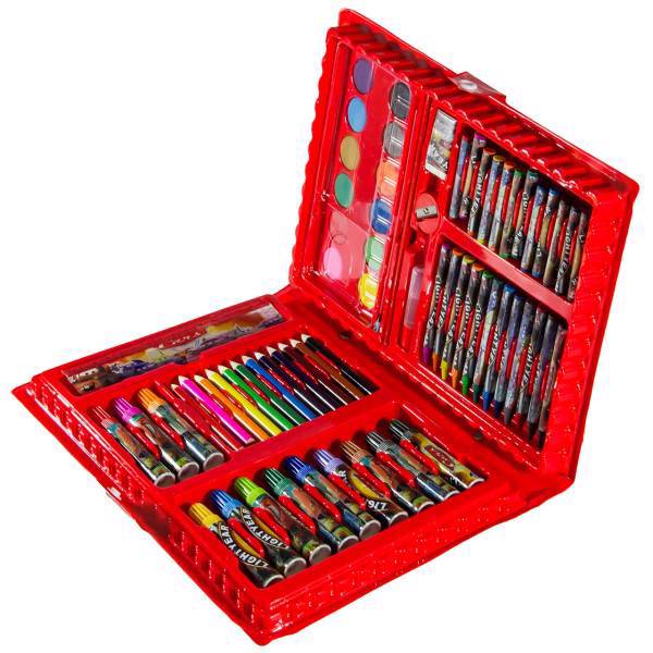 ست نقاشی 68 تکه کیکو مدل ماشین ها کد 23، Kiku Cars Code 23 Drawing Set of 68 pcs