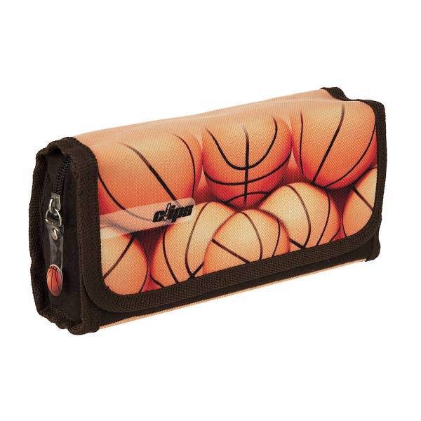 جامدادی کلیپس طرح توپ بسکتبال 2، Clips Basketball Ball Design 2 Pencil Case