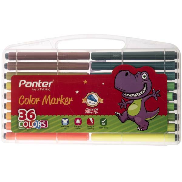 ماژیک رنگ آمیزی 36 رنگ پنتر، Panter 36 Color Painting Marker