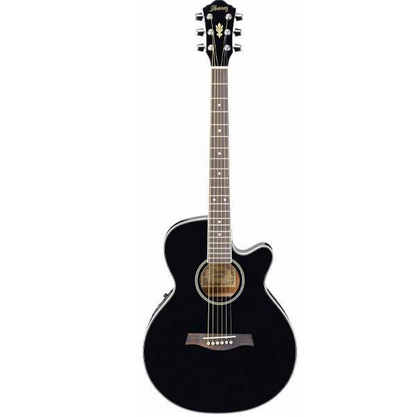 گیتار آکوستیک آیبانز مدل AEG-8-E-BK سایز 4/4، Ibanez AEG-8-E-BK 4/4 Acoustic Guitar