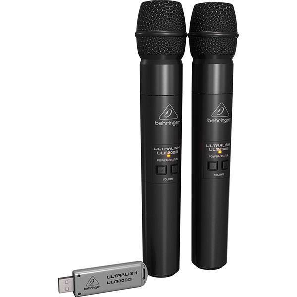 مجموعه دو عددی میکروفون بیسیم دیجیتال بهرینگر مدل Ulm202usb، Behringer Ulm202usb Digital wireless Microphone Stereo Set