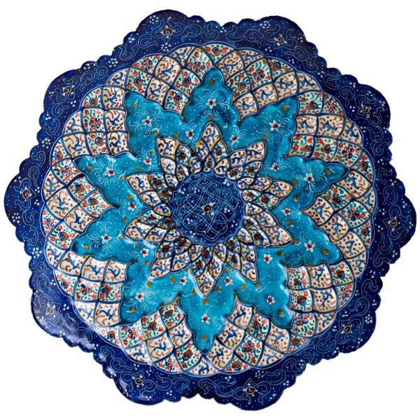 بشقاب میناکاری رستا طرح 216-15-102 قطر 16 سانتی متر