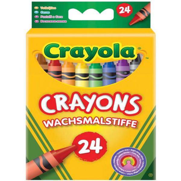 پاستل روغنی 24 رنگ کرایولا، Crayola Crayons Pack Of 24