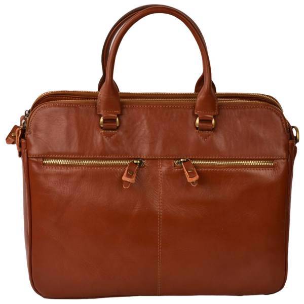 کیف اداری چرم طبیعی کهن چرم مدل L90-1، Kohan Charm L90-1 Leather Briefcase