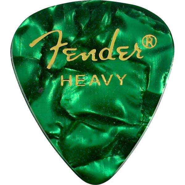 بسته 12 عددی پیک گیتار الکتریک فندر مدل 351 Shape Premium Heavy 0980351971، Fender 351 Shape Premium Heavy 0980351971 Pick