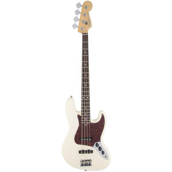 گیتار باس فندر مدل American Standard Jazz Bass RW Olympic White، Fender American Standard Jazz Bass RW Olympic White Bass Guitar