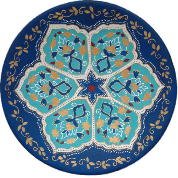 بشقاب سفالی یک هدیه خوب کد814731 قطر 26 سانتی متر