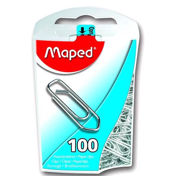 گیره کاغذ مپد کد 320011 - بسته 100 عددی، Maped Paper Clips Code 320011 - Pack of 100