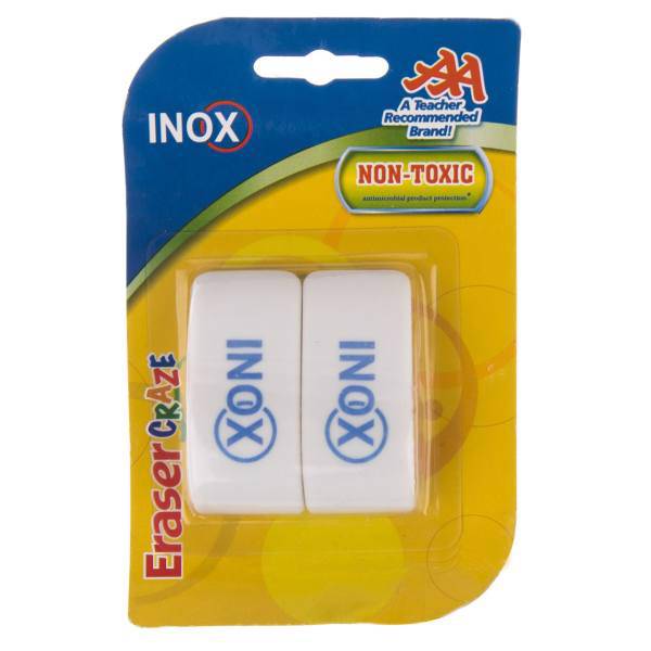 پاک کن اینوکس مدل Eraser Craze - بسته 2 عددی، Inox Eraser Craze Eraser - Pack of 2