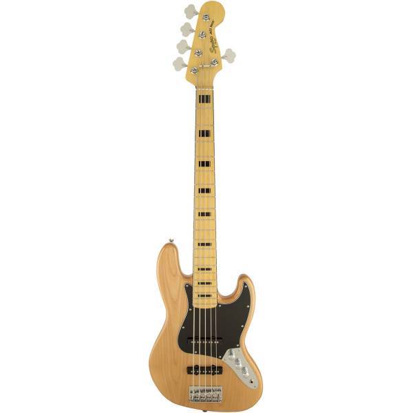گیتار باس فندر مدل Squier Vintage Modified Jazz Bass V Natural، Fender Squier Vintage Modified Jazz Bass V Natural Bass Guitar