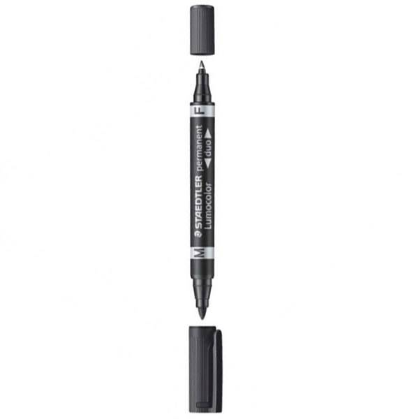 ماژیک علامت گذار استدلر سری Lumocolor مدل Permanent Duo 3448 کد 348، Staedtler Permanent Duo 348 Lumocolor Series Marker