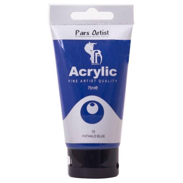 رنگ اکریلیک پارس آرتیست کد30 Phthalo Blue، Pars Artist Acrylic Code 30 Phthalo Blue