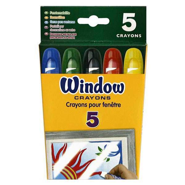 مداد شمعی کرایولا مخصوص طراحی روی شیشه کد 9765، Crayola Window Crayons 9765