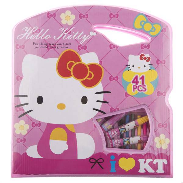 بسته رنگ آمیزی هلو کیتی طرح 1، Hello Kitty Design 1 Painting Set