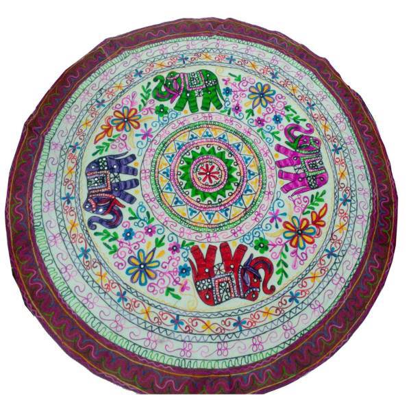 رومیزی سوزن دوزی مدل خامه دوزی کد C-102، Needlework Table Cloth C-102