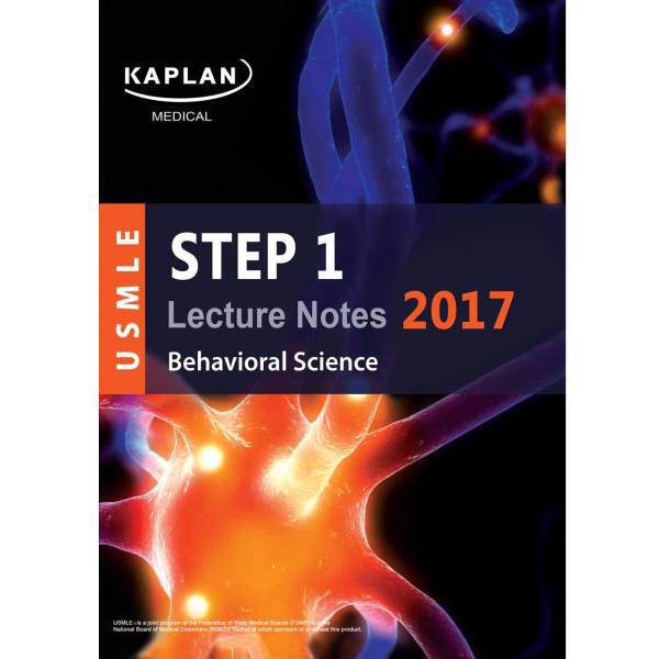 کتاب آزمون پزشکی آمریکا کاپلان مدیکال - بیماریهای علوم رفتاری و علوم اجتماعی ویرایش 2017، Kaplan Medical USMLE Step 1 Lecture Notes 2017 - Behavioral Science