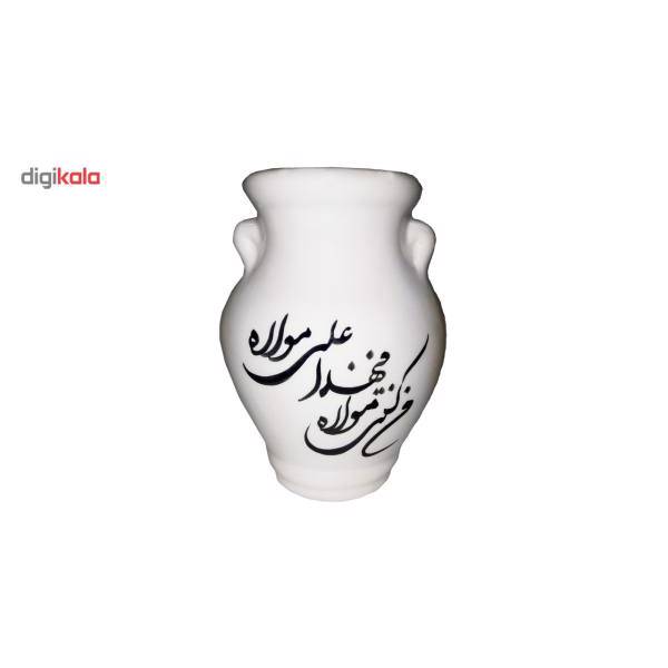 گلدان دیواری سفالی طرح مذهبی مدل Floral-c، Wall Pot Pottery